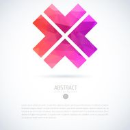 Vector geometric colorful background N10