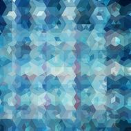 abstract blue transparency geometry pattern background