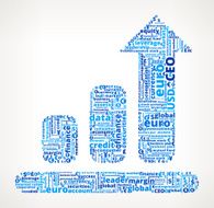 Progress Chart on Business and Finance Word Cloud N2