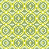Green circles seamless vector pattern