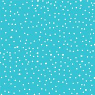 Blue And White Polka-Dots On Yellow