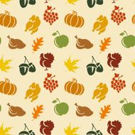Thanksgiving seamless pattern N4