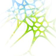 abstract blue with green stripe pattern background