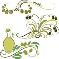 olive ornaments