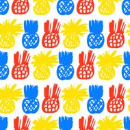 Pattern with pineapples N2