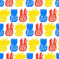 Pattern with pineapples N2