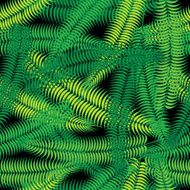 coconut palm leaves seamless pattern
