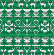 christmas background with tree made of wool