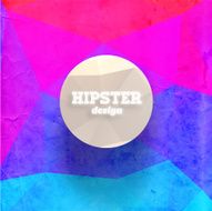 Abstract Geometric Background With Label
