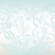 Vector seamless pattern for wallpaper design with floral swirls