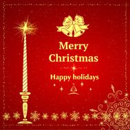 christmas card N137
