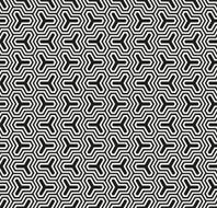 Seamless Vector Geometric interlocking Pattern