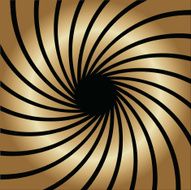 Gold and Black Swirl Spiral Background N2