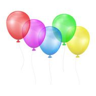 Multicolored balloons N2