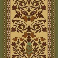seamless damask pattern N77