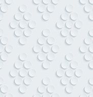 Dots Argile 3D Seamless Wallpaper Pattern N2