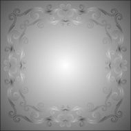 Vintage Greeting Card Frame Design N4