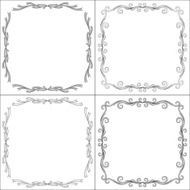 Vector decorative frames N5