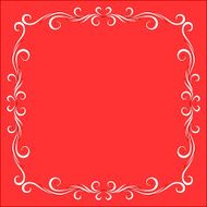Vintage Greeting Card Frame Design N9