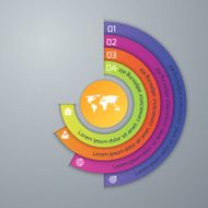 Vector illustration infographics four options N97