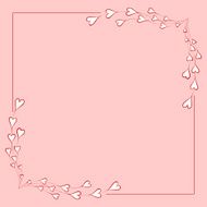 Greeting frame for valentine's day N6