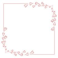 Greeting frame for valentine's day N7