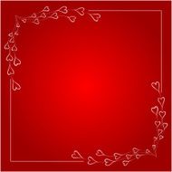 Greeting frame for valentine's day N8