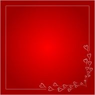 Greeting frame for valentine's day N9