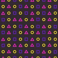 Background circle triangle square N6