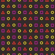 Background circle triangle square N9