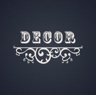 Vintage luxury emblem Elegant Calligraphic vector logo