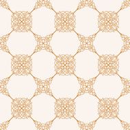 Seamless gold baroque background in vintage style