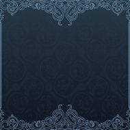 Background invitation vintage label floral frame