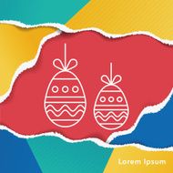 easter egg line icon N5