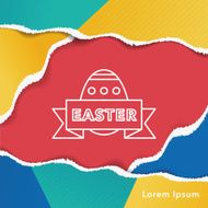 easter egg line icon N7