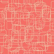 seamless retro pattern with frames on red background N2