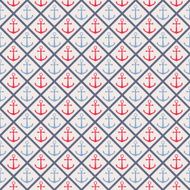 Seamless pattern with cross lines and anchor N2