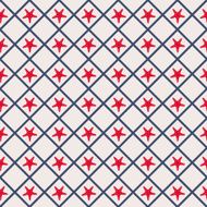 Seamless pattern with cross lines and starfish N3