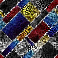 Abstract texture of circles