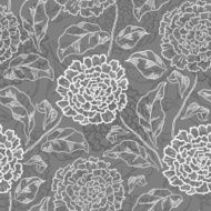 Vector Seamless floral pattern with chrysanthemums N2