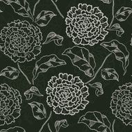 Vector Seamless floral pattern with chrysanthemums N14