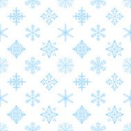 Snowflakes Seamless Wallpaper
