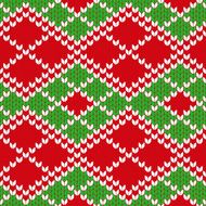 Christmas Seamless Knitting Pattern N17