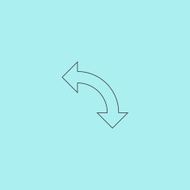turn arrow icon