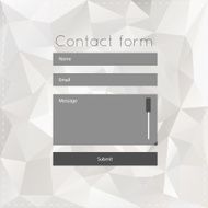 Simple contact us form templates