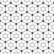 Hexagonal tilled pattern