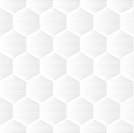 Pattern with stripped hexagonal tiles