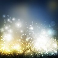 Sparkling Cover Design Template with Abstract Blurred Background N2
