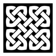Celtic knot vector illustration N7
