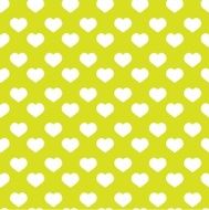 Seamless green heart pattern - valentine wrapping